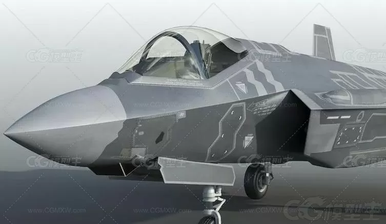 PBR F-35战斗机 F35闪电2战斗机 隐身战机  攻击机 军事飞机 第五代战斗机-4