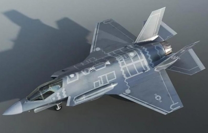 PBR F-35战斗机 F35闪电2战斗机 隐身战机  攻击机 军事飞机 第五代战斗机