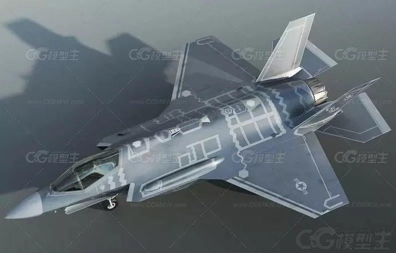 PBR F-35战斗机 F35闪电2战斗机 隐身战机  攻击机 军事飞机 第五代战斗机-1