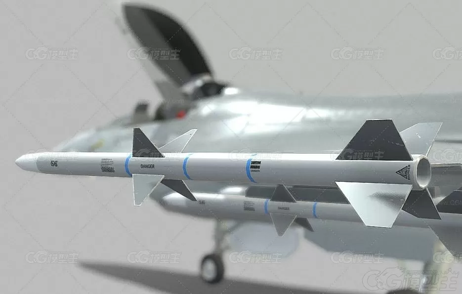 次世代 PBR F16 F 战斗机 歼击机 战斗飞机 鹰式战斗机游戏3D模型-5