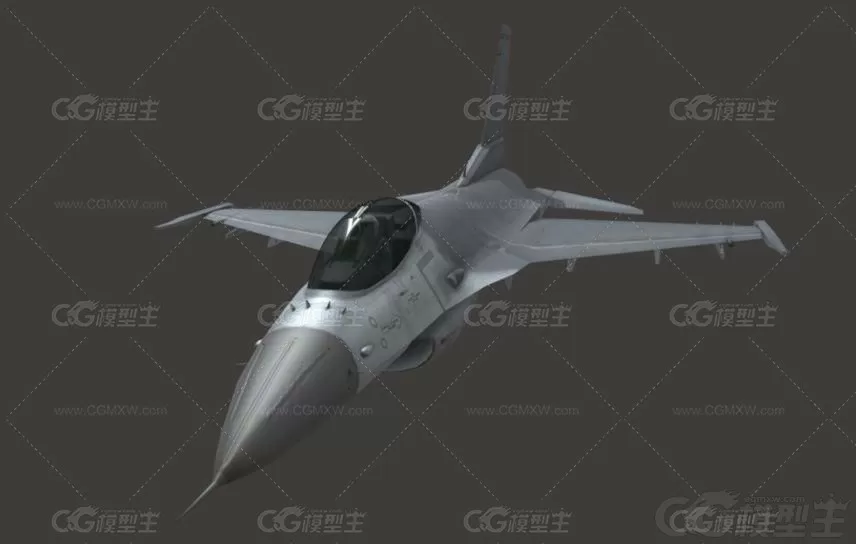 F16-C猎鹰战斗机 F16战斗机 飞行员 战斗飞机 歼击机 三代战斗机模型-3