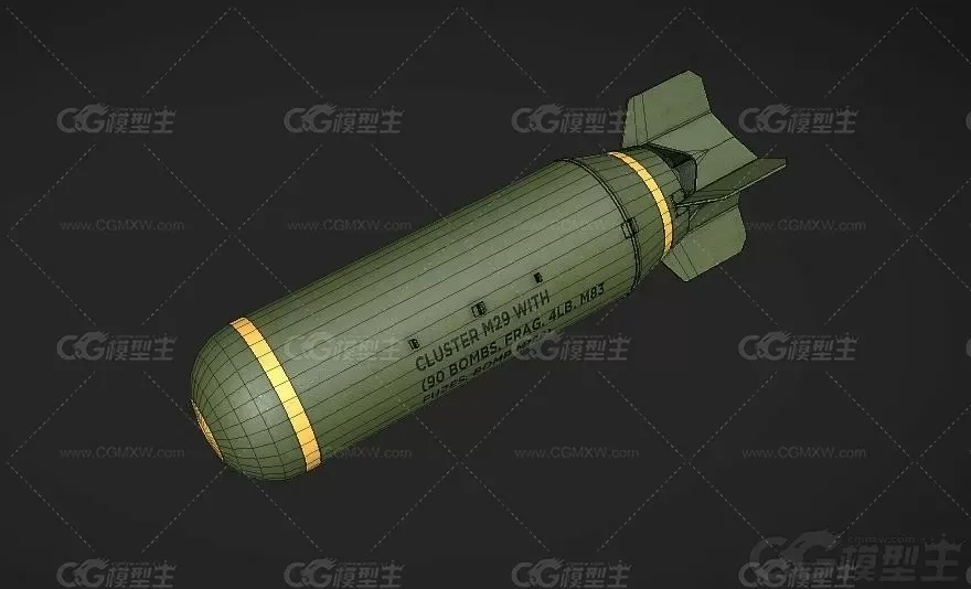 M29集束炸弹 炸弹 航空炸弹 炮弹 炸弹500磅炸弹 二战铁炸弹 航弹 空投导弹 投弹-4