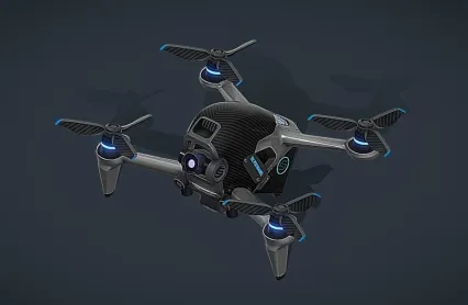 无人机 大疆无人机 无人飞机 智能无人机 概念无人3D模型