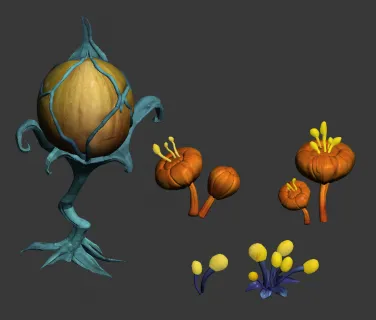 云梦南瓜  特异南瓜怪 3D模型