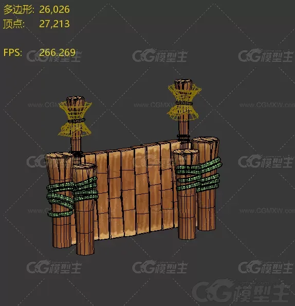 小门 小木门 木头门 古代木门-2