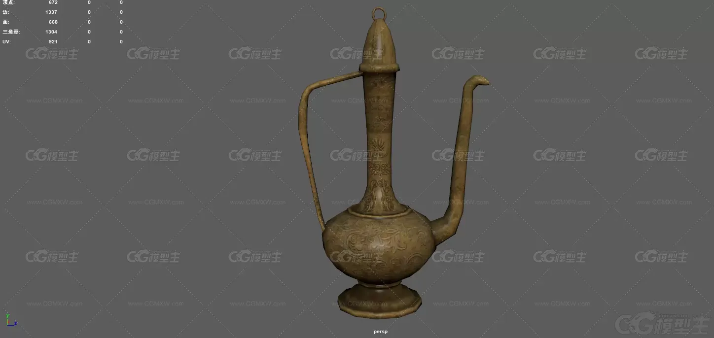金茶壶 古铜茶壶 长把壶 茶壶摆件 酒壶 铜壶 茶具 古董水壶 茶壶 古玩 紫金壶 文物...-2