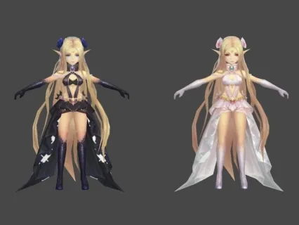 黑暗天使 萝莉 女孩 小精灵 美女精灵 小仙女