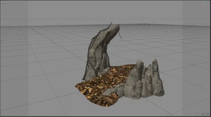 生存游戏  场景石头路径