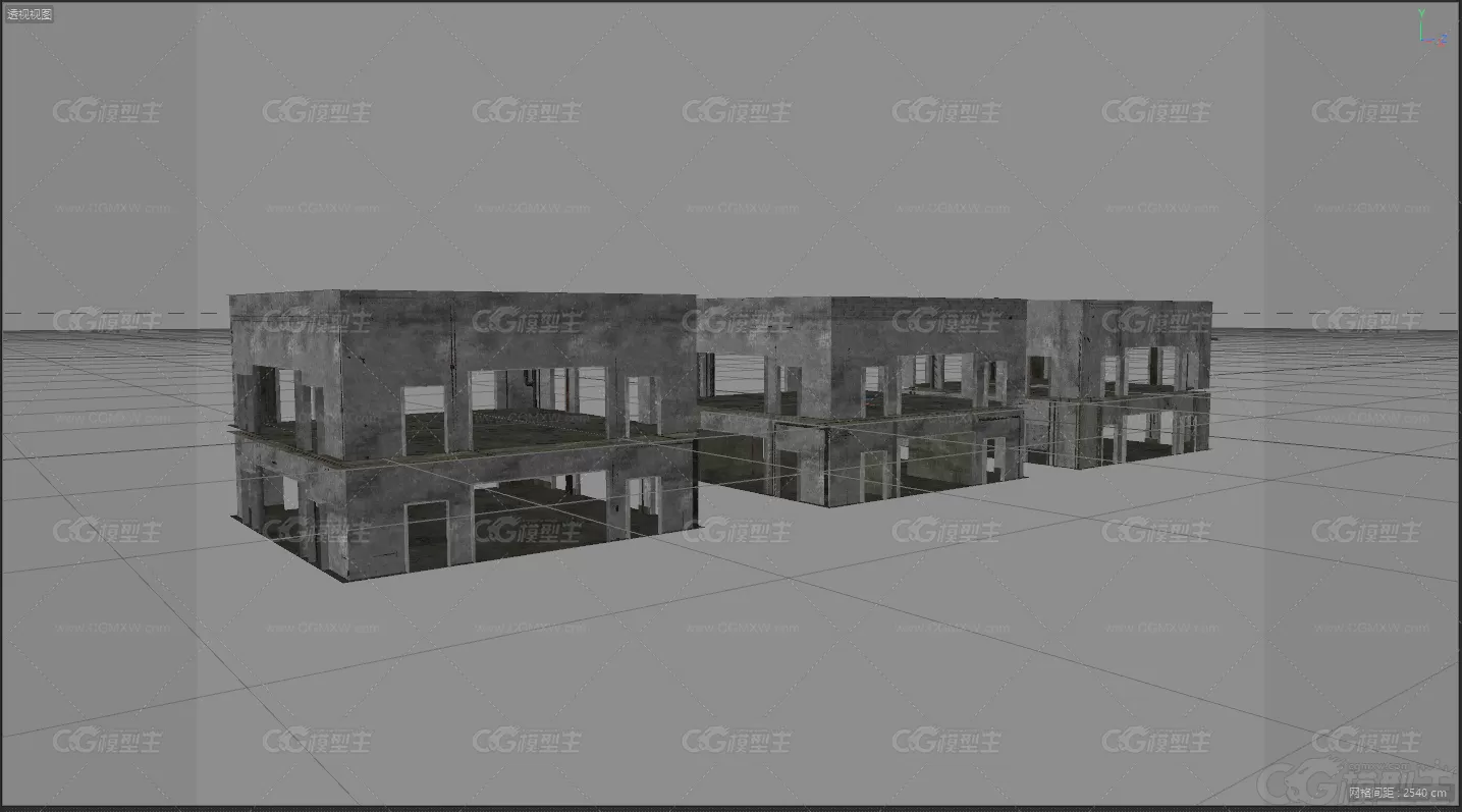 生存游戏 多种建筑  多层建筑 有内部结构-1