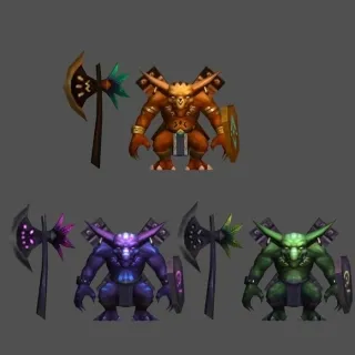 金匠麟 人形兽 魔兽士兵 魔兽战士 兽人 野蛮人