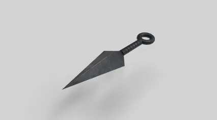 次时代手里剑 忍者镖 飞镖 苦无 古代暗器 日本忍者 冷兵器3D  lowpoly模型