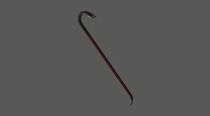写实撬棍 撬棍 Crowbar 消防 五金工具 撬杠 吃鸡武器 冷兵器 工具 锤子
