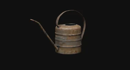 洒水壶 喷壶 老式水壶 茶壶 旧物件 铁壶 生锈水壶 烧水壶 生活用具 长嘴壶 浇花水壶