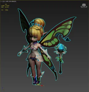 Q版花仙子 小仙女 小仙子 小魔仙 蝴蝶仙女