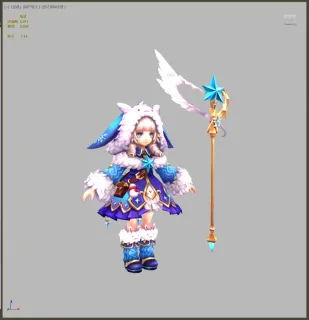 Q版艾尔利亚之编年史 花仙子 花仙子 小仙女 小魔仙 魔法美少女3d模型
