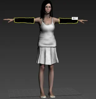 现代人物女性模型