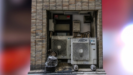 空调机 写实室外空调机