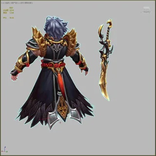Q版 男剑客 男剑士 铠甲战士 中世纪骑士 男爵 伯爵 老年剑客3d模型