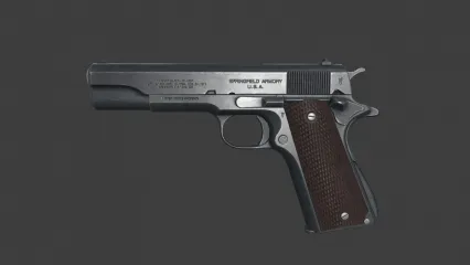 PBR次世代M1911柯尔特手枪 经典手枪3D模型