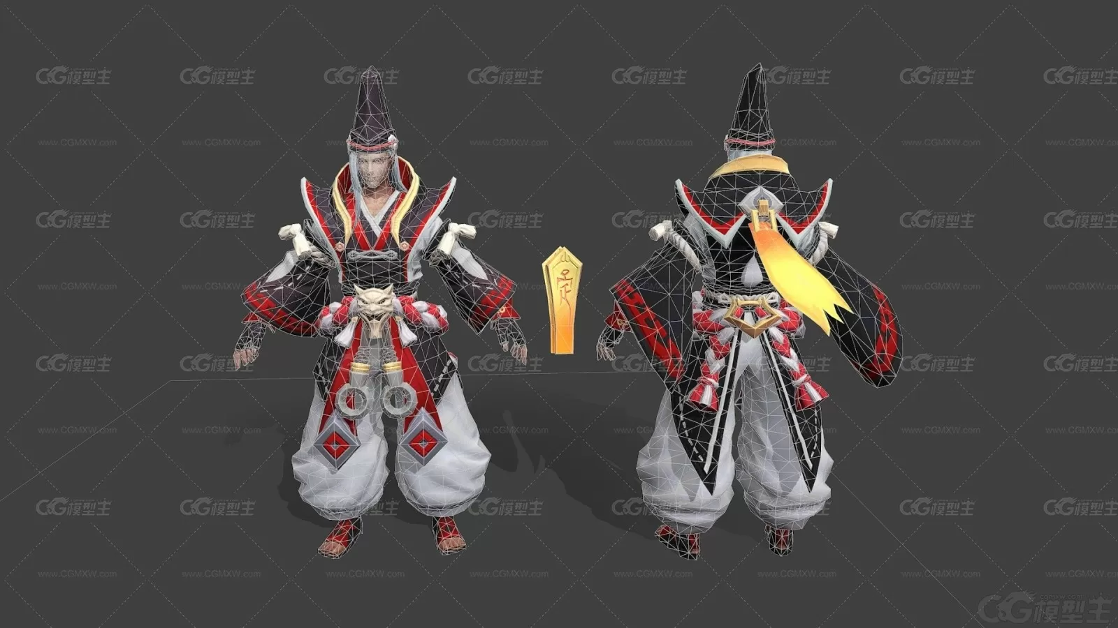 次世代 PBR 阴阳师 萨满 日本夜叉 通灵师 召唤师 魔法师 巫师 法师 魔导士 魔导师-5