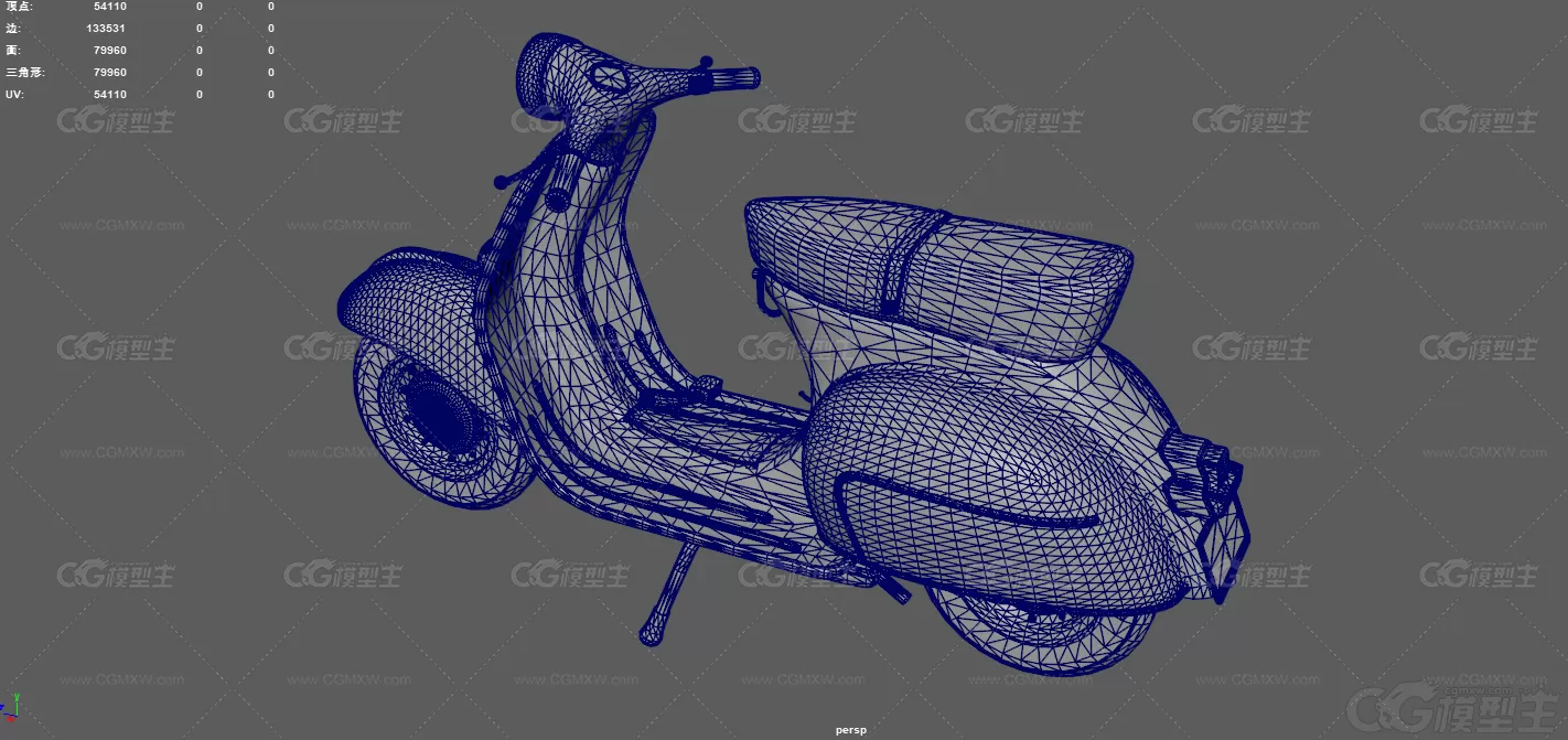 vespa 踏板摩托车 踏板车 摩托车 复古摩托车 机车 小型摩托车 两轮车 交通工具-8