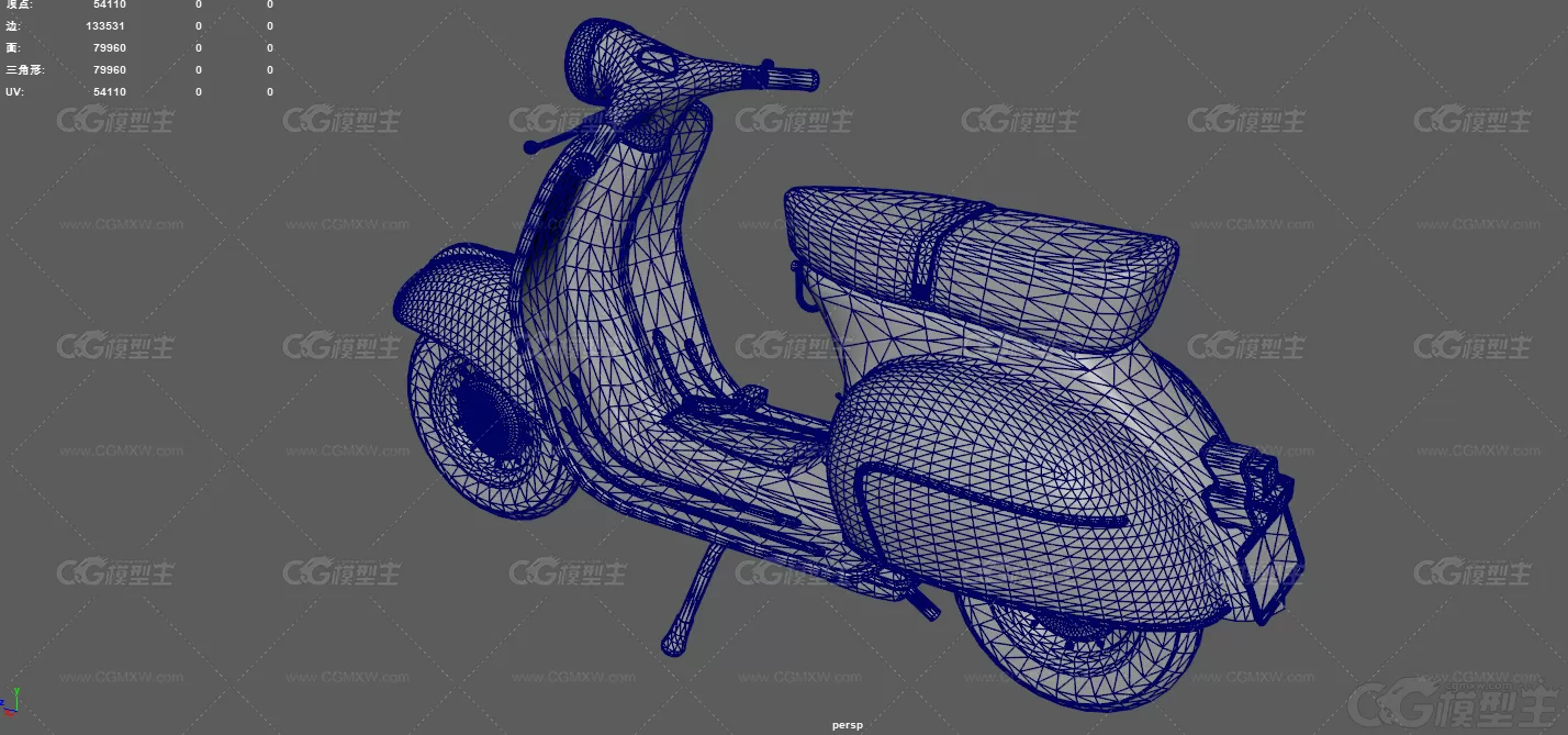 vespa 踏板摩托车 踏板车 摩托车 复古摩托车 机车 小型摩托车 两轮车 交通工具-11