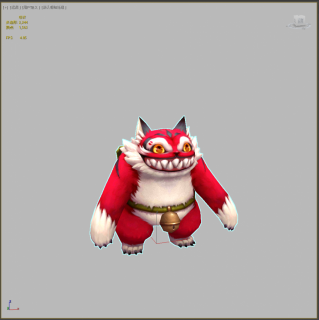 Q版恶猫战士 猫妖士兵 猫武士 妖精 妖怪 妖兽3D模型