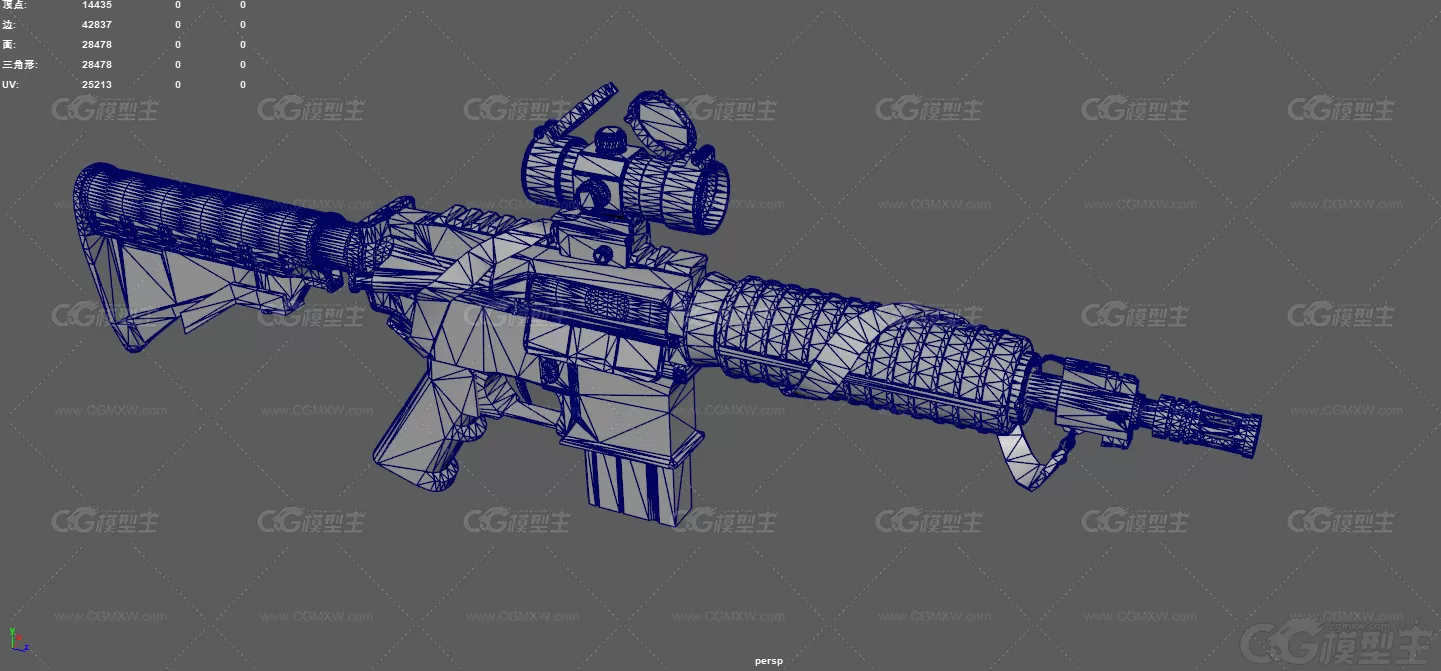 卡宾枪 突击步枪 自动步枪 现代武器 M4A1步枪 军事武器 步枪 M4卡宾枪 武器涂装-11