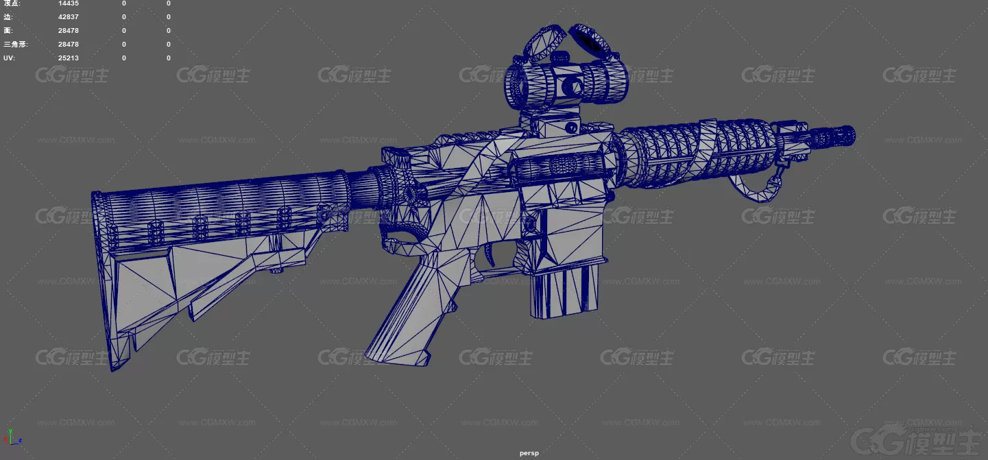 卡宾枪 突击步枪 自动步枪 现代武器 M4A1步枪 军事武器 步枪 M4卡宾枪 武器涂装-13