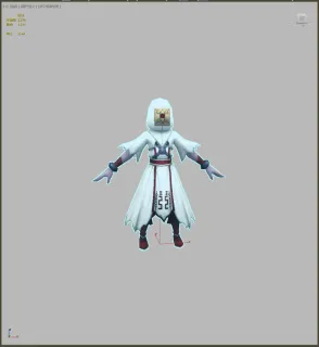 Q版恶灵法师  骷髅 僵尸 恶灵 恶魔 吸血鬼3D模型