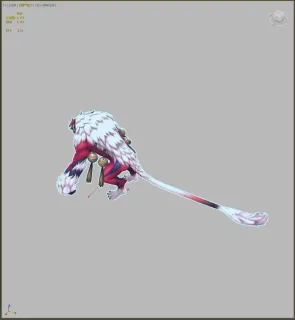 Q版雪狼 狼妖 恶狼 妖兽 妖怪 3D模型