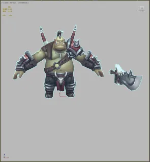 Q版魔兽 兽人 妖兽 妖怪 恶魔3D模型