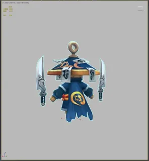 Q版吸血鬼恶魔 斗篷恶魔 恶鬼 恶灵3D模型