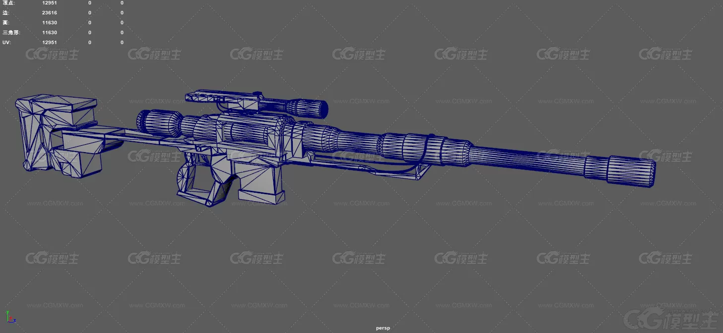 狙击枪 科幻枪械 步枪 新型武器 武器 枪 大狙 远距离射击 未来武器 赛博朋克武器-12