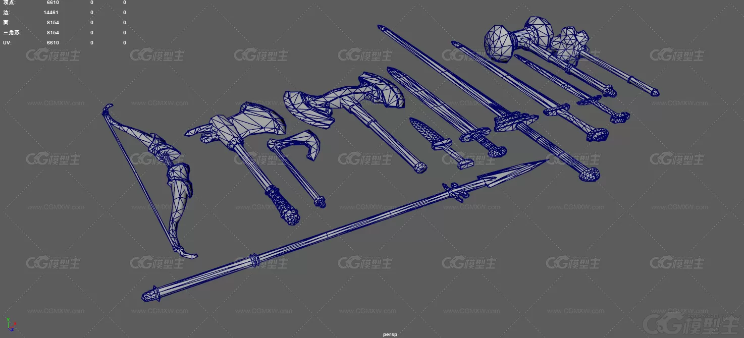 武器 冷兵器 锤子 斧子 北欧武器装备 北欧武器 古代武器 短斧 长剑 长枪 战锤 战斧...-7