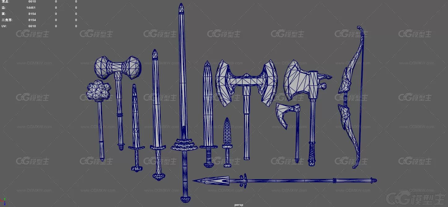 武器 冷兵器 锤子 斧子 北欧武器装备 北欧武器 古代武器 短斧 长剑 长枪 战锤 战斧...-11