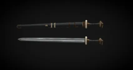 维京剑 剑 宝剑 玄幻宝剑 法器 长剑 古代兵器 冷兵器 古代长剑 重剑 欧洲剑 中世纪...