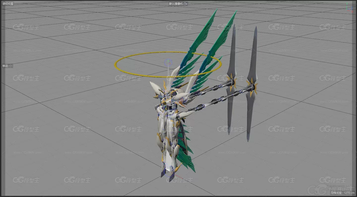 二次元机甲战士 高达 机器人 机甲勇士 机甲士兵 变形金刚游戏3d模型-5