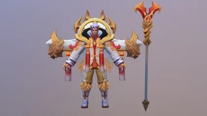次时代王者荣耀游戏男角色3D模型  大将军 武将 武士勇士