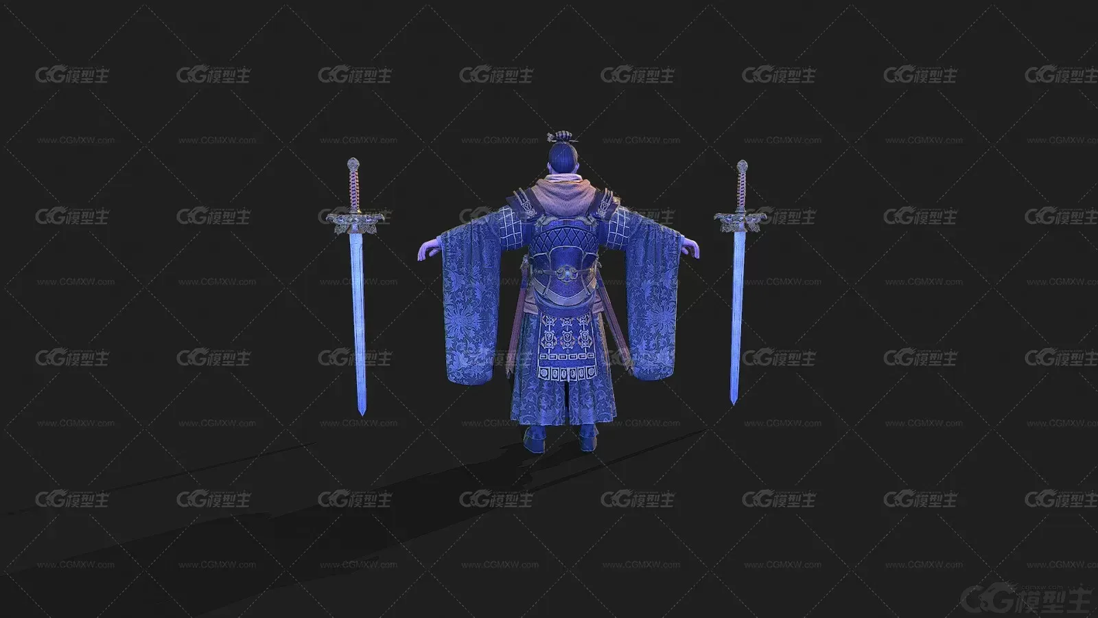 三国 古代将军 武将   国风 次时代 武侠 王爷 刘备 主公3D模型-5