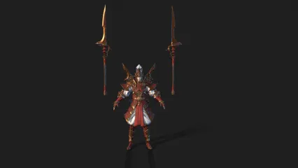 国风 次时代 三国 古代将军 青年武将 三国大将军 武士 将士 盔甲将军 铠甲3D模型