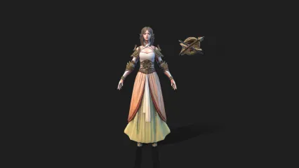 次时代写实 三国 古代 女战士 国风角色 女武士 女勇士 女士兵 女侠3D模型