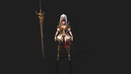 次时代写实 三国 古代女将军 女武将 女战士 国风角色 女侠 孙尚香3D模型