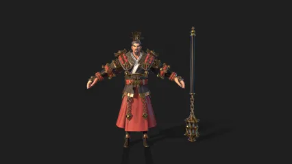 次时代写实 三国 古代将军 武将 战士 国风角色 侍卫长 护卫队长 锦衣卫3D模型