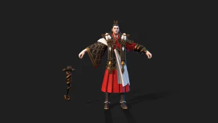 次时代写实 三国 古代将军 武将 战士 国风角色 谋士 军师 文臣 文官3D模型