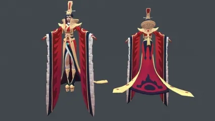次时代王者荣耀角色模型 古代女王 女皇帝 太后 女皇太后 武则天3D模型