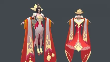 次时代王者荣耀角色模型 古代女王 女皇帝 太后 女皇太后 武则天 芈月 宣太后3D模型