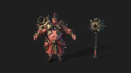次时代写实 三国古代将军 武将 战士 国风角色 士兵 胖将军 胖士兵亲兵护卫3D模型