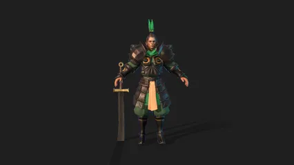 次时代写实 三国 古代将军 武将  战士  国风角色