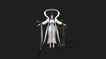 次世代古装女性角色 二胡仙女 歌女 歌姬 舞姬 古装美女 琴师3D模型